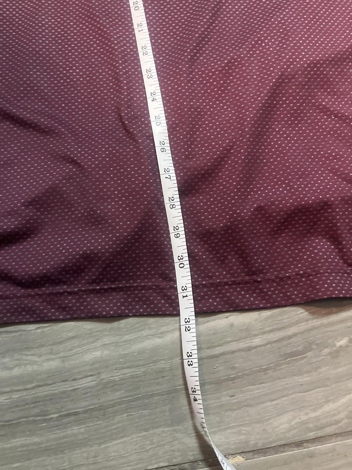 Izod Golf Stretch Burgundy Gray Short Sleeve 2XLT Polo