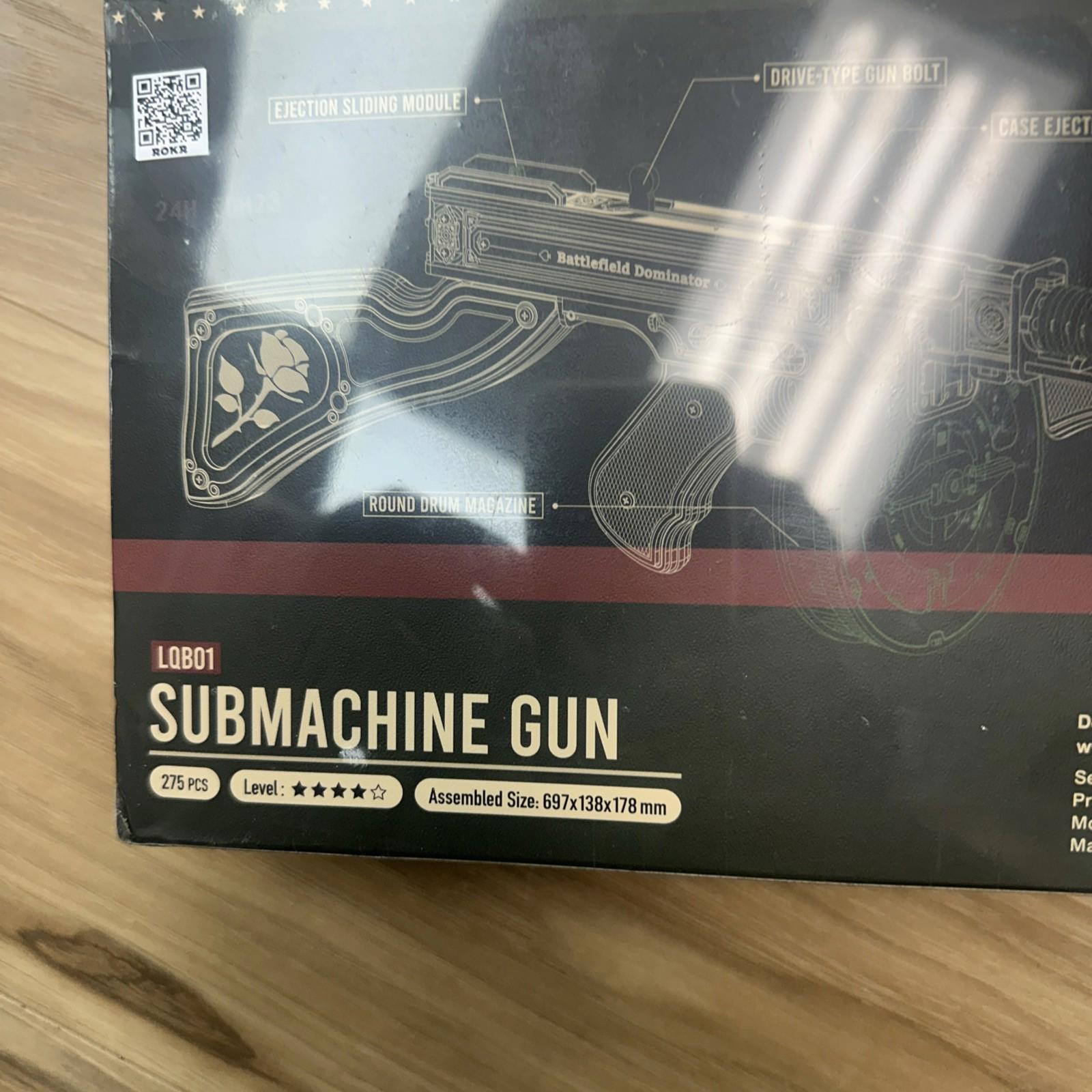Rokr Wooden Puzzle Submachine Gun Justice Guard Age 14+ New