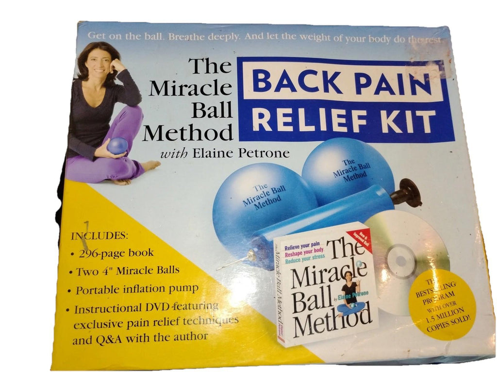 The Miracle Ball Method, Back Pain Relief Kit Elaine Petrone