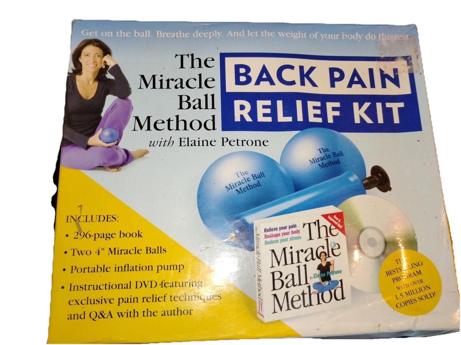 The Miracle Ball Method, Back Pain Relief Kit Elaine Petrone