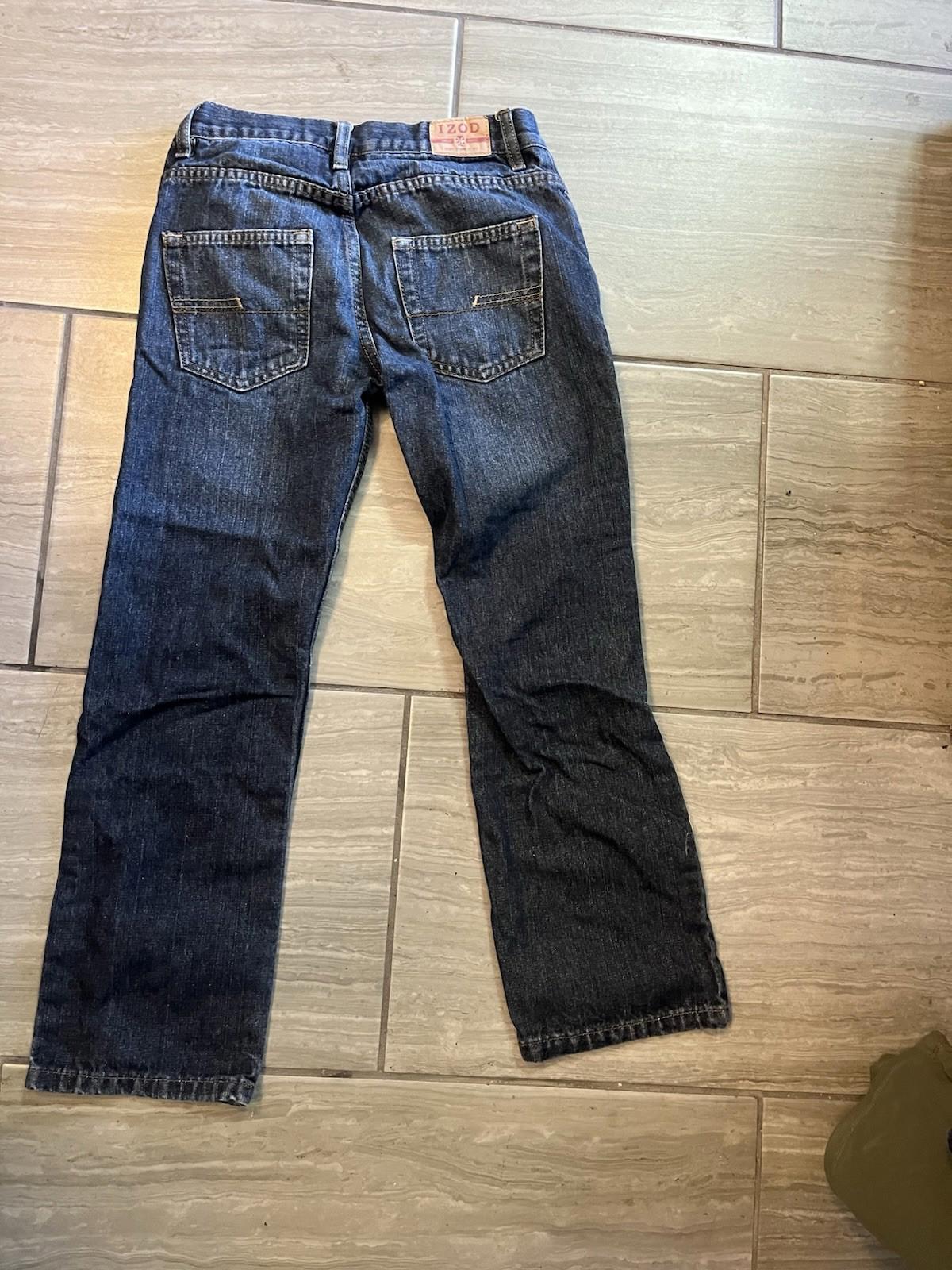 Izod Slim Straight Blue Kids Jeans Size 10