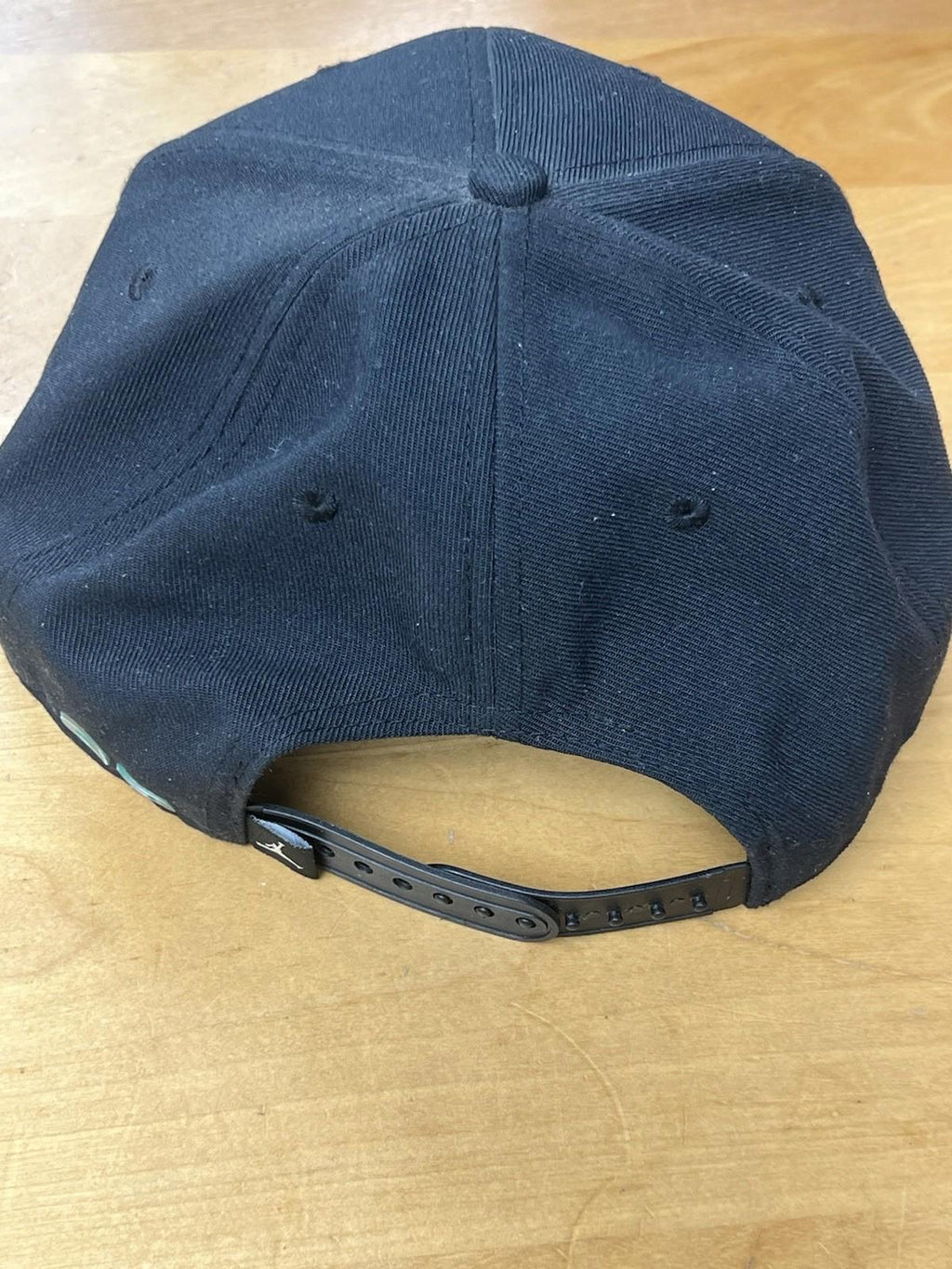 Air Jordan Men Black Leather Brim SnapBack NBA Basketball