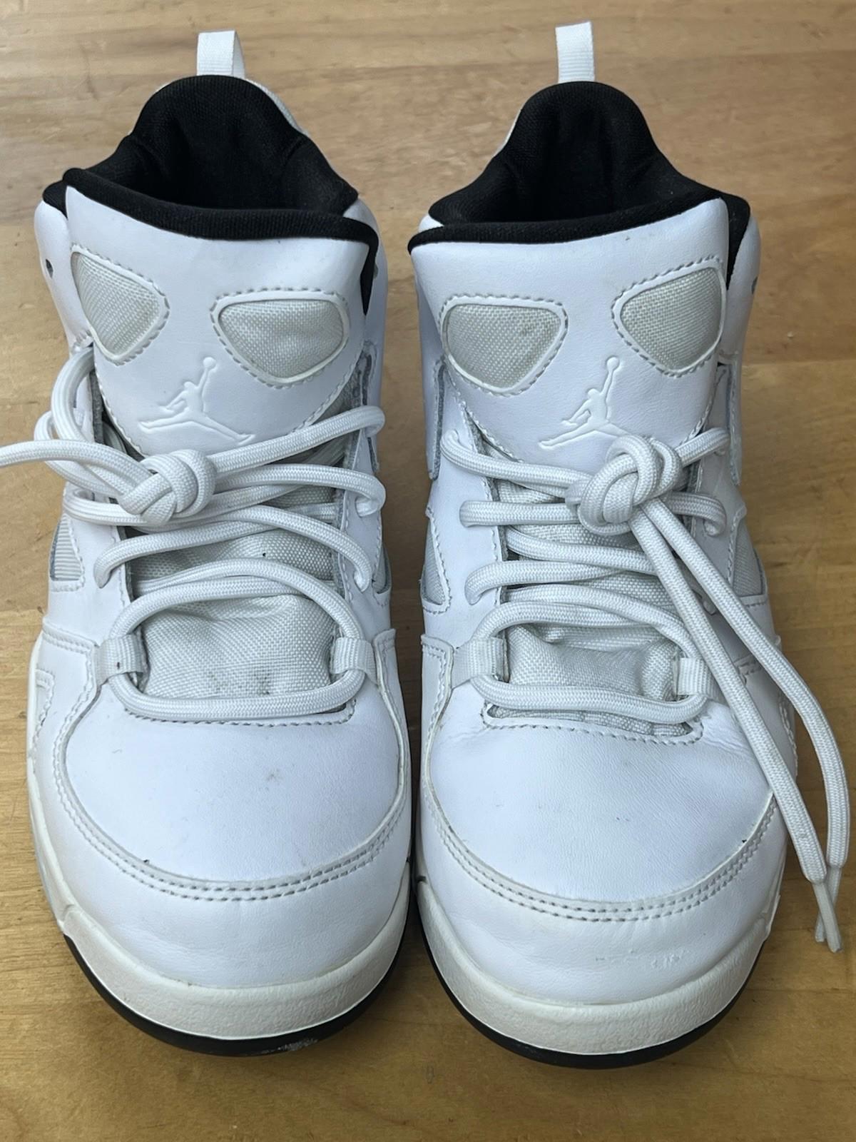 Nike Jordan Flight Club 91 "White Metallic Silver" Size 2.5y