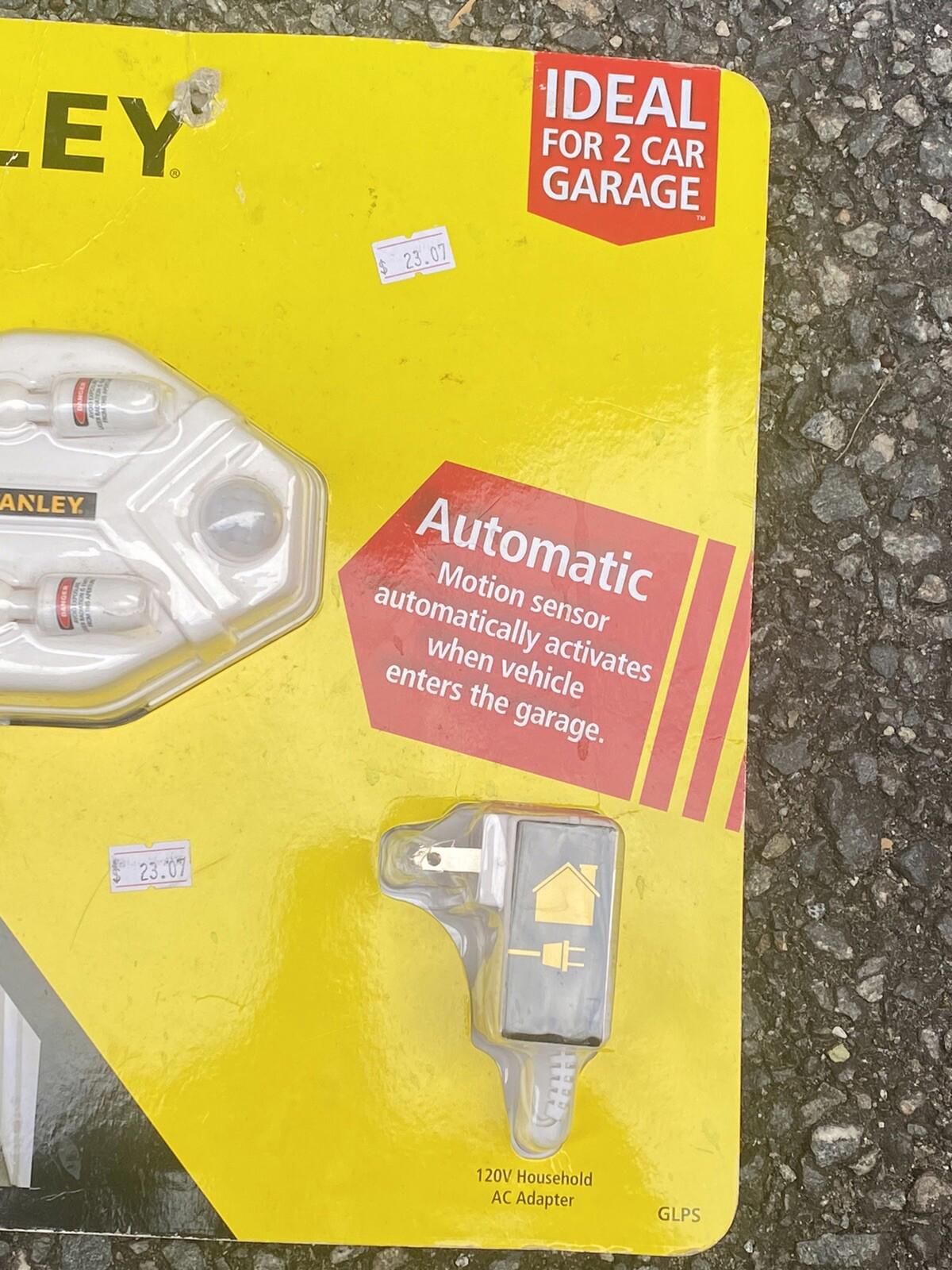NEW Stanley Accupark Garage Parking 2 Car Laser Parking