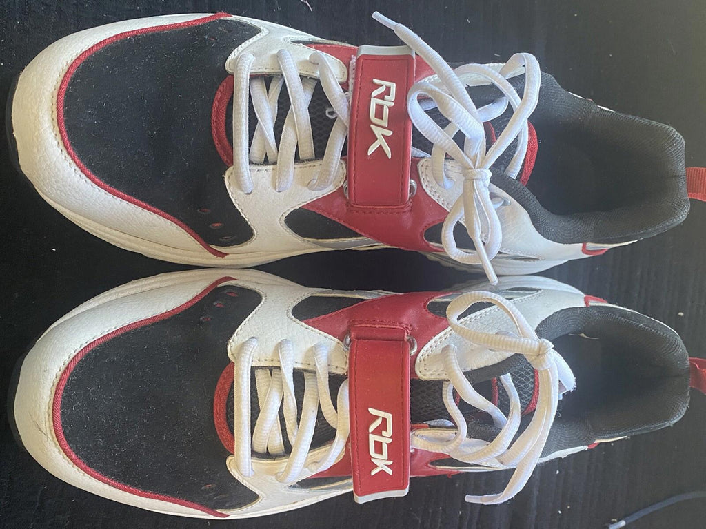 Reebok RB-704 FLU 2-177611 red black white shoes Size 12
