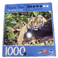 Sure-Lox Puzzle Time 1000 Piece Tiger Relaxing in the Jungle