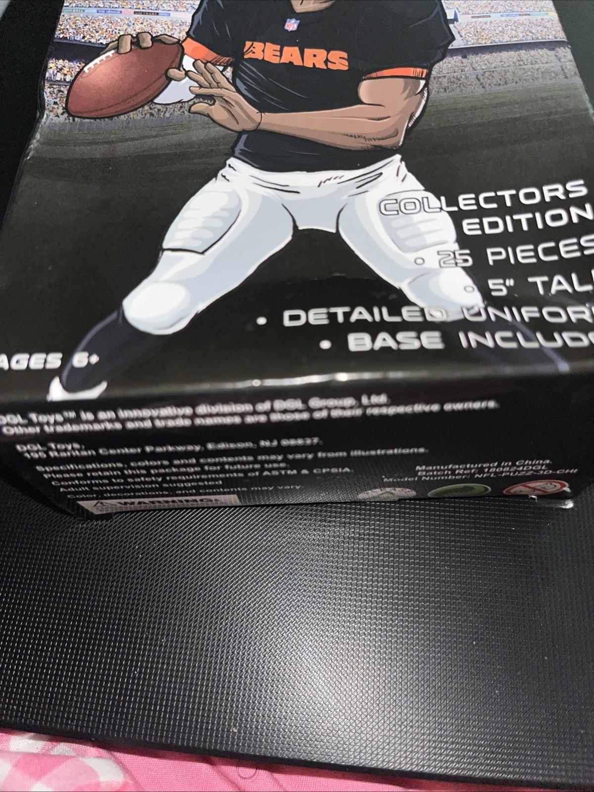 New Chicago Bears Collectible Figurine 3D Puzzle 25 Pieces