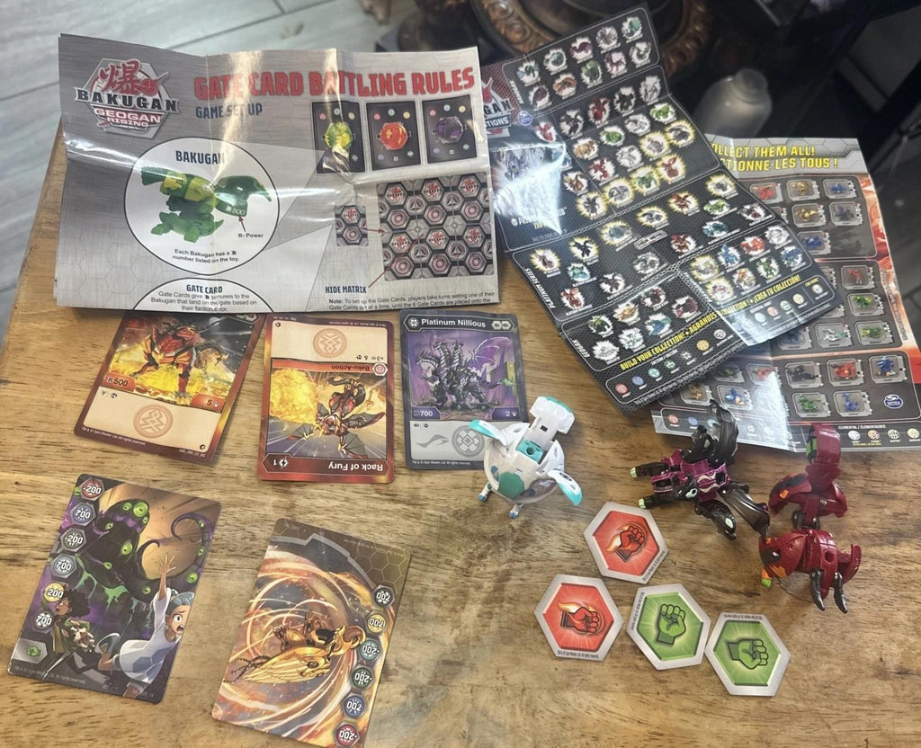 Bakugan Battle Brawlers And Cards 17 Used Magnetic Cards