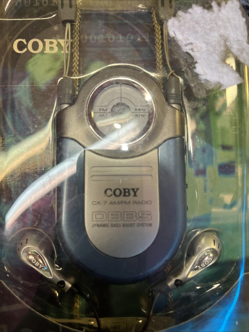 COBY CX-7 Mini AM/FM Pocket Portable Radio w/ Neck Strap