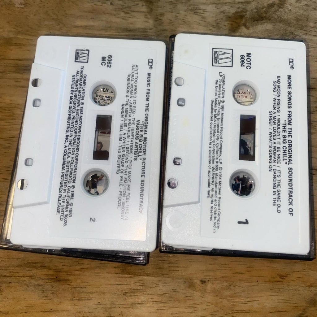 The Big Chill Soundtrack Cassette Tape Lot of 2