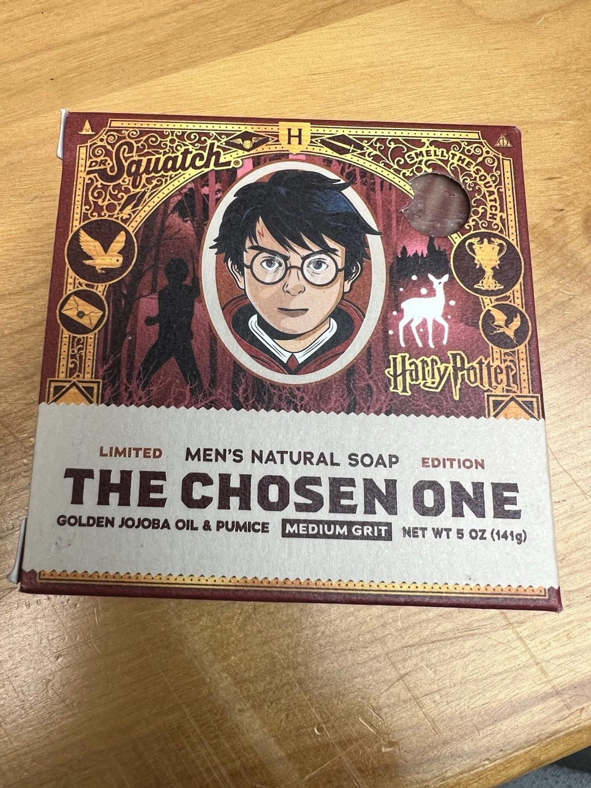 Dr. Squatch Men's Natural Soap Harry Potter The Chosen One