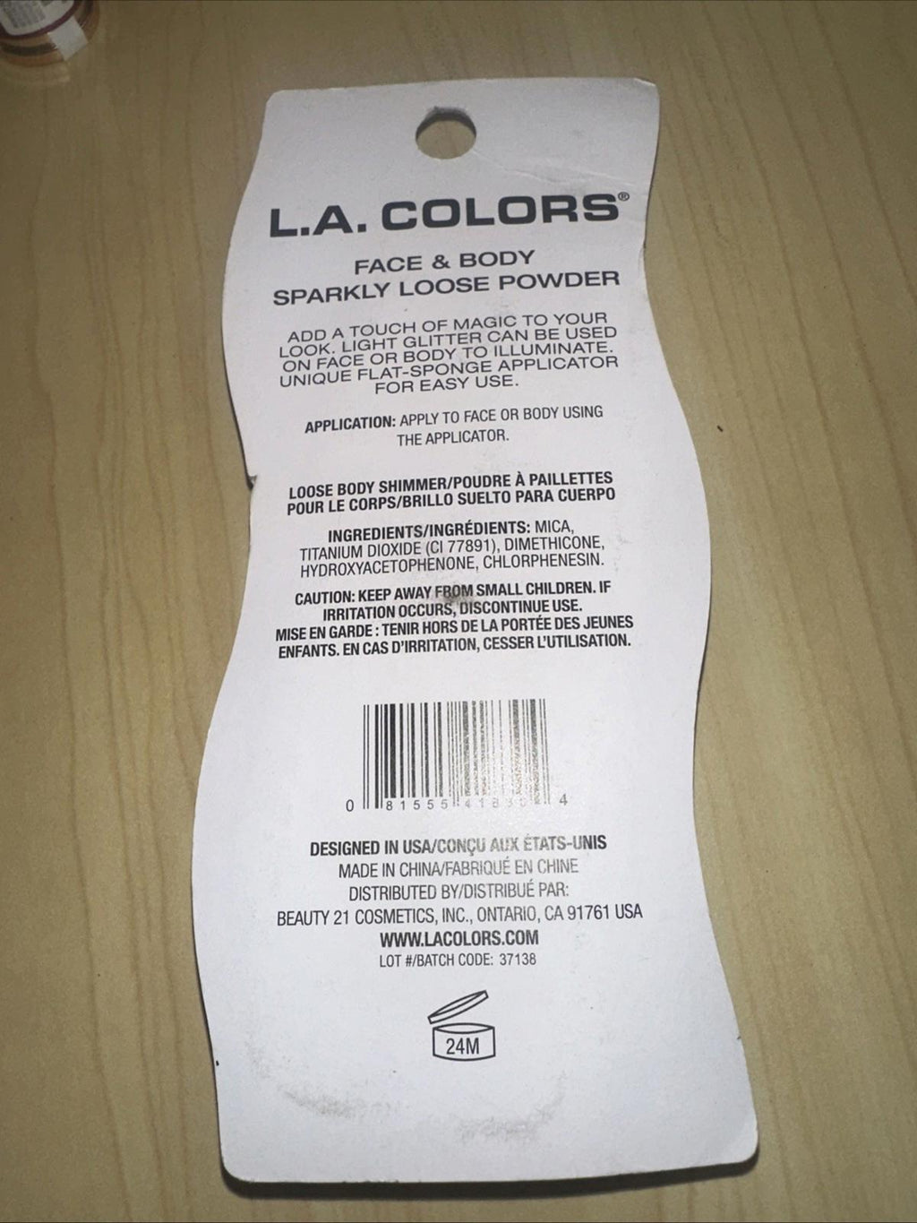 L.a. Colors Magical Dust Face And Body Sparkly Loose Powder