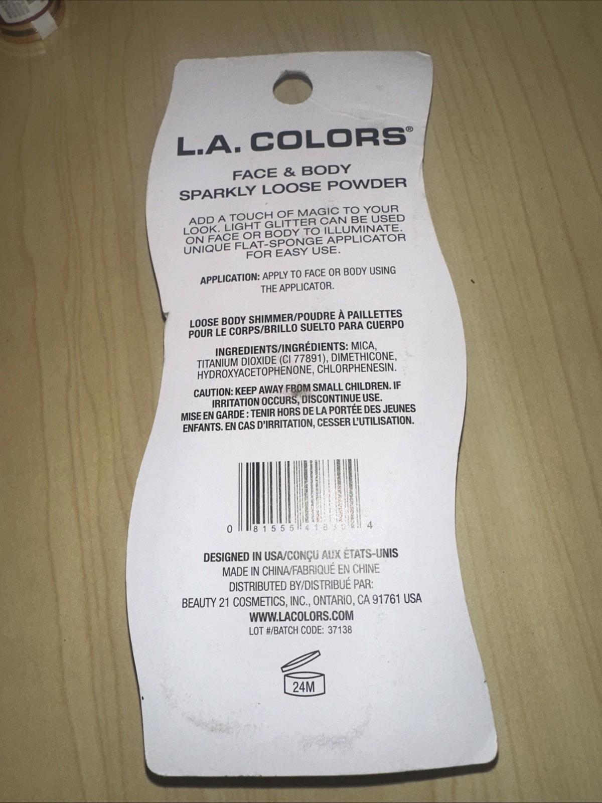 L.a. Colors Magical Dust Face And Body Sparkly Loose Powder