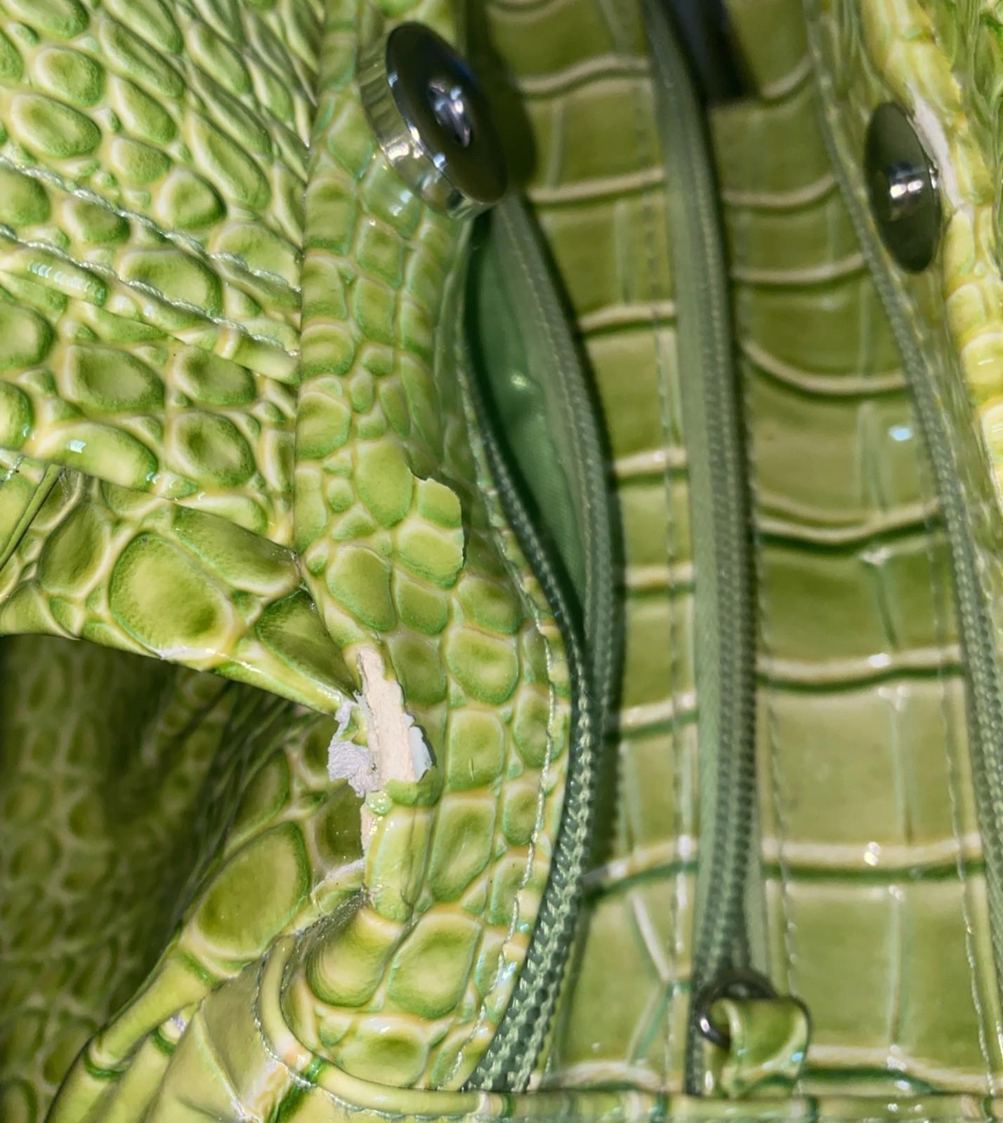 Crocodile-Embossed Y2K Small Beige Handbag Bow Rhinestones