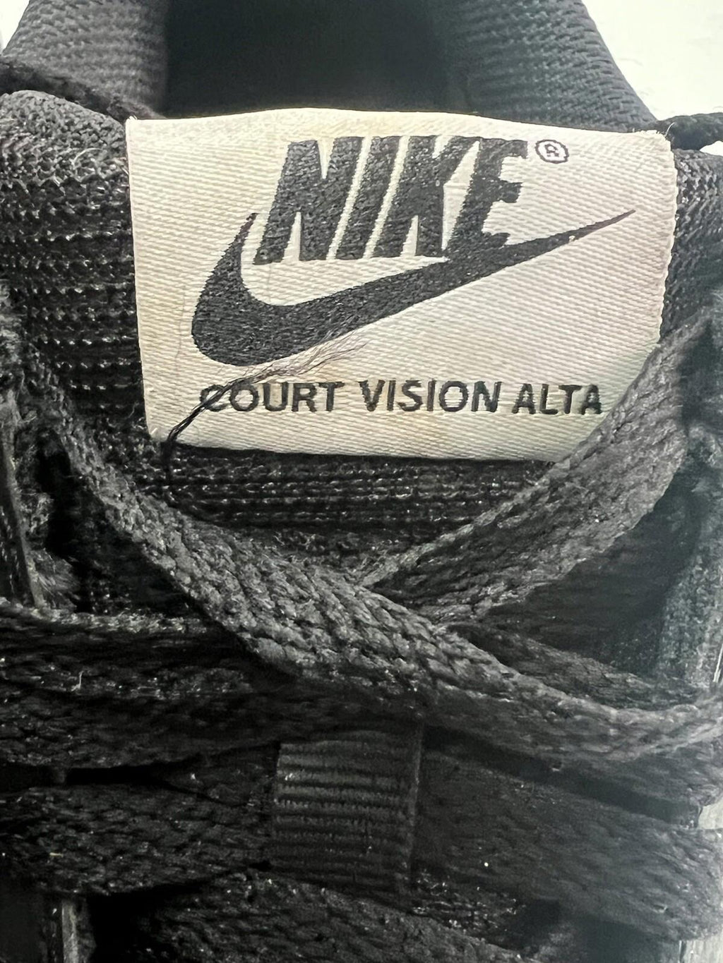 Nike Court Vision Alta Womens US Size 8 Platform Black DM011
