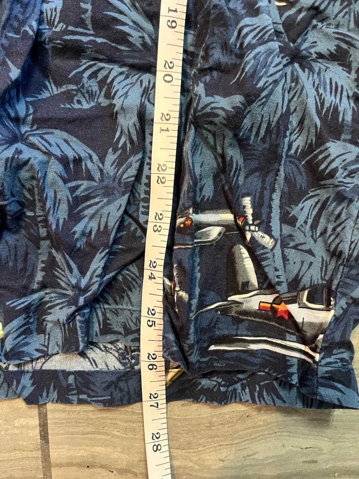 Kalaheo Mens M Hawaiian Shirt All Over Airplane Short Sleeve