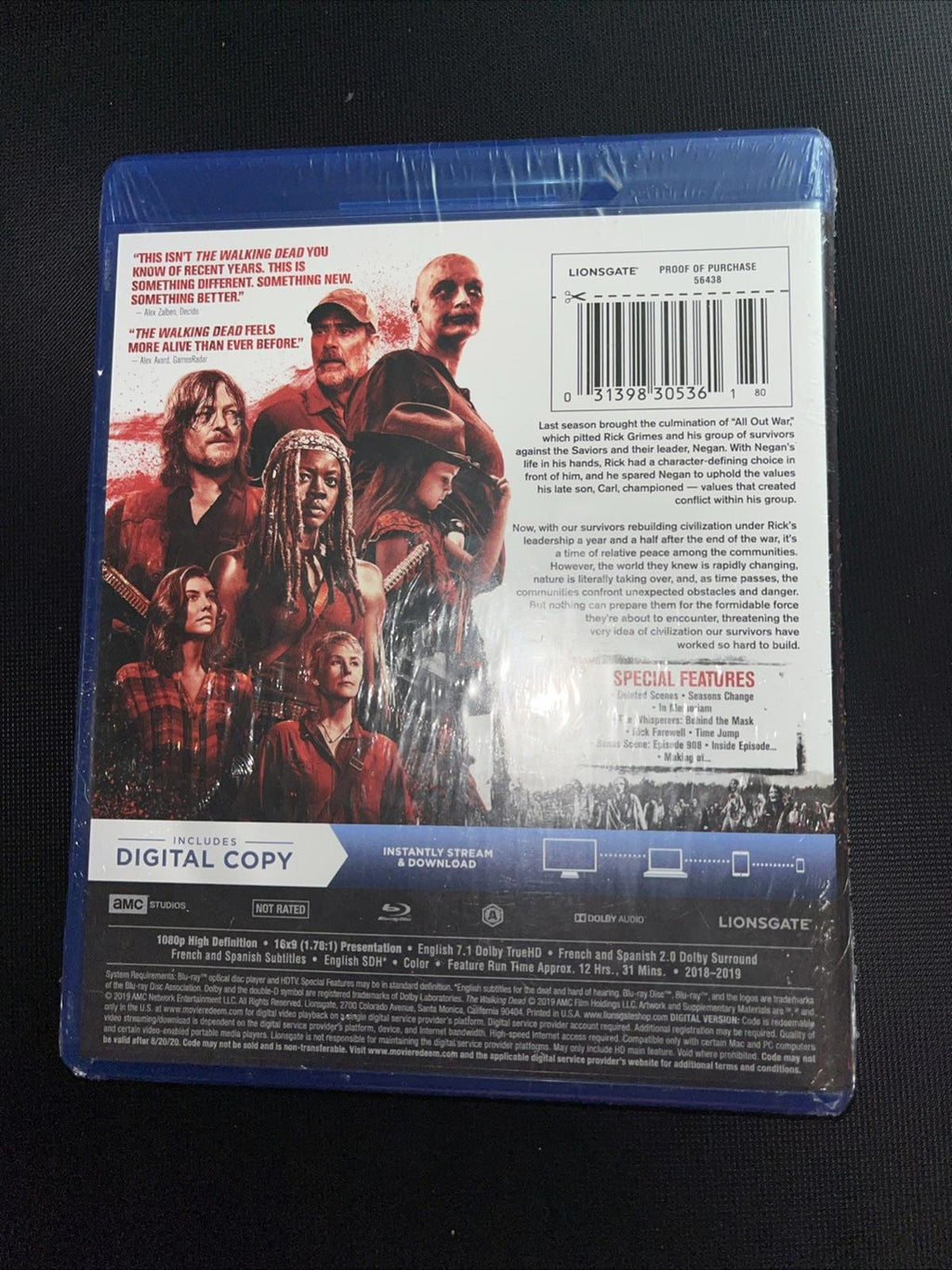 The Walking Dead Season 9 Blu-ray - Blu-ray By Andrew