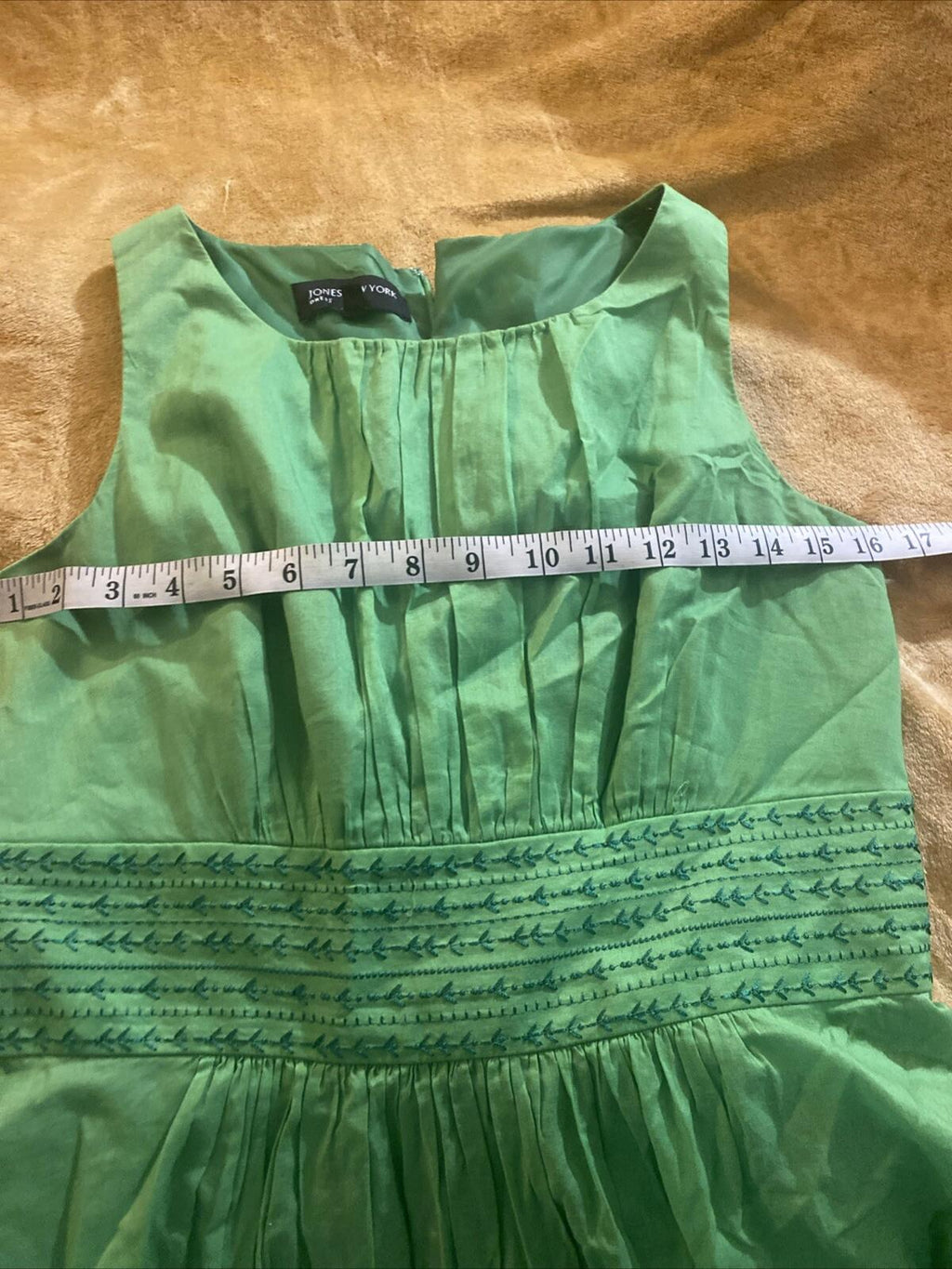 Jones New York Midi Fit Flare Dress 8 Boho Simple Classy