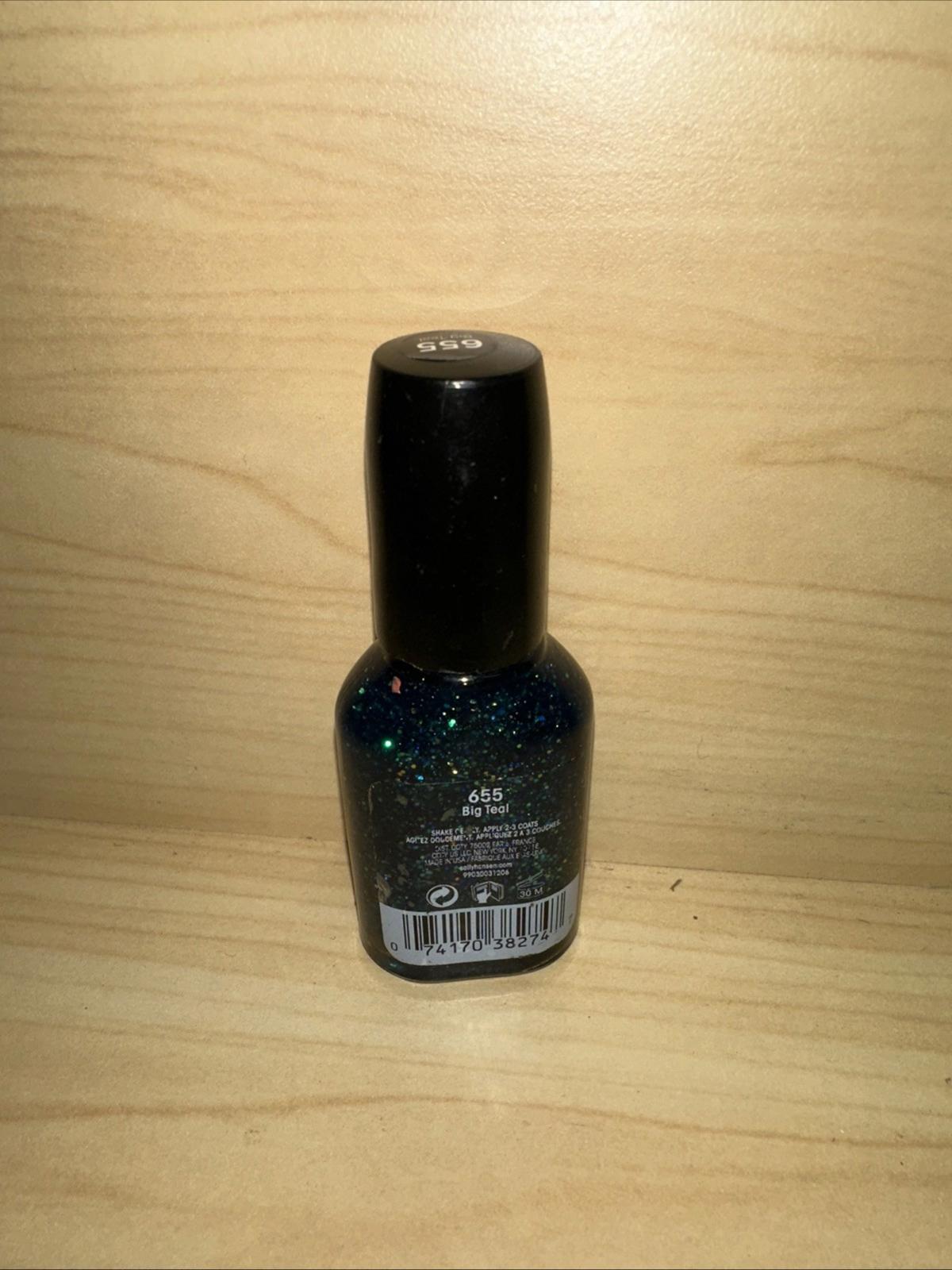 Sally Hansen Hard As Nails Color, Big Teal, 0.45 Fluid Ounce