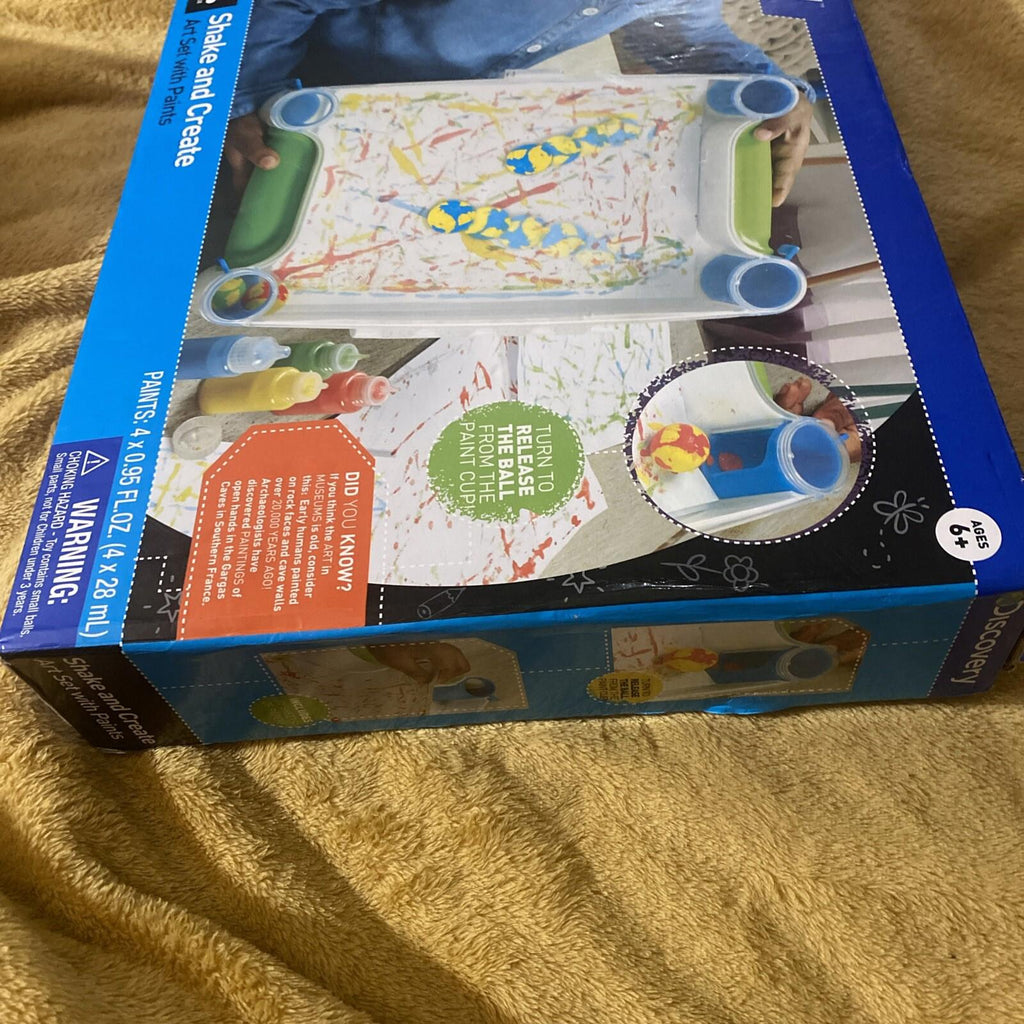 Discovery Kids Shake and Create Art Set with Paints NEW