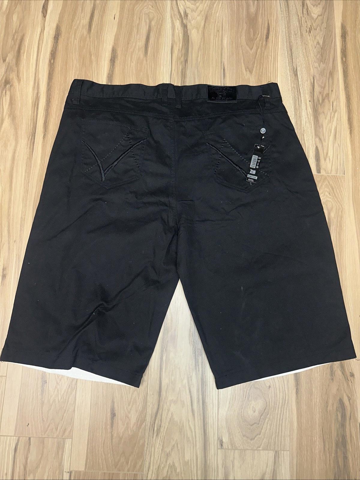 Rare Fox Black White Y2K 90s Hip hop Street Size 44 Shorts