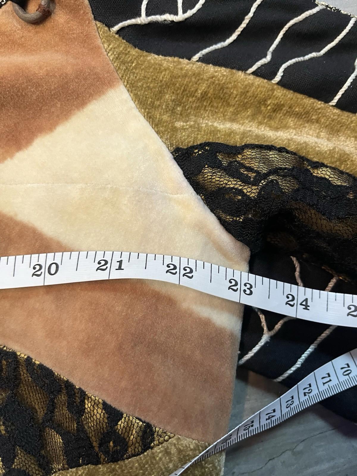 Sandy Starkman Patchwork Animal Print Jacket Size XL