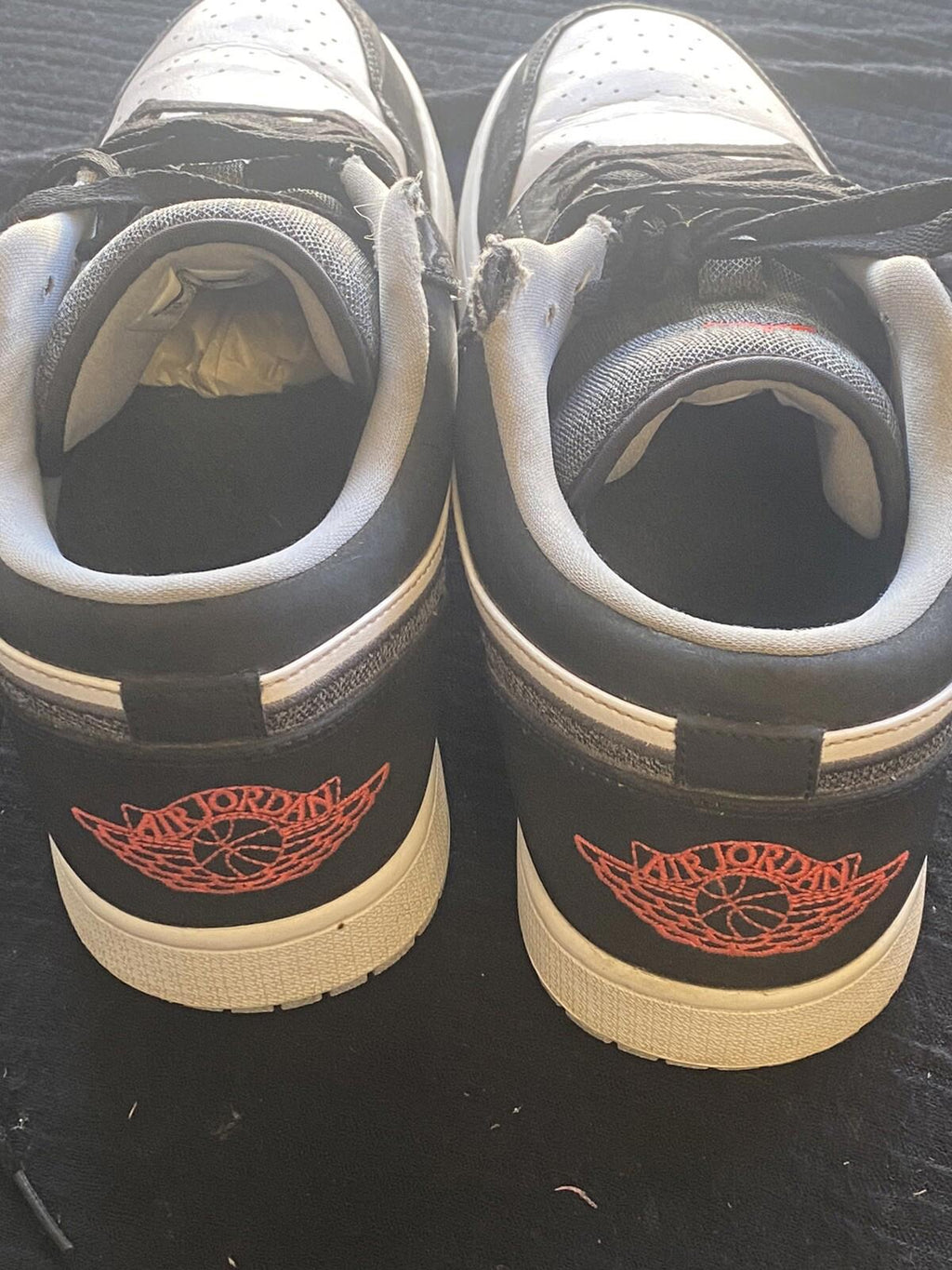 Size 12- Jordan 1 Retro Low Black Infrared