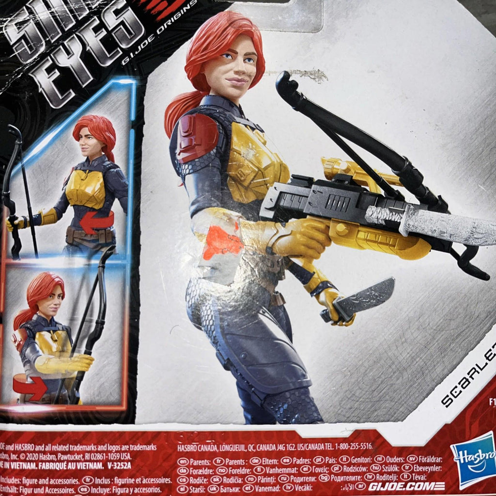 Scarlett G.I. Joe Origins Snake Eyes Movie 6 Action Hasbro