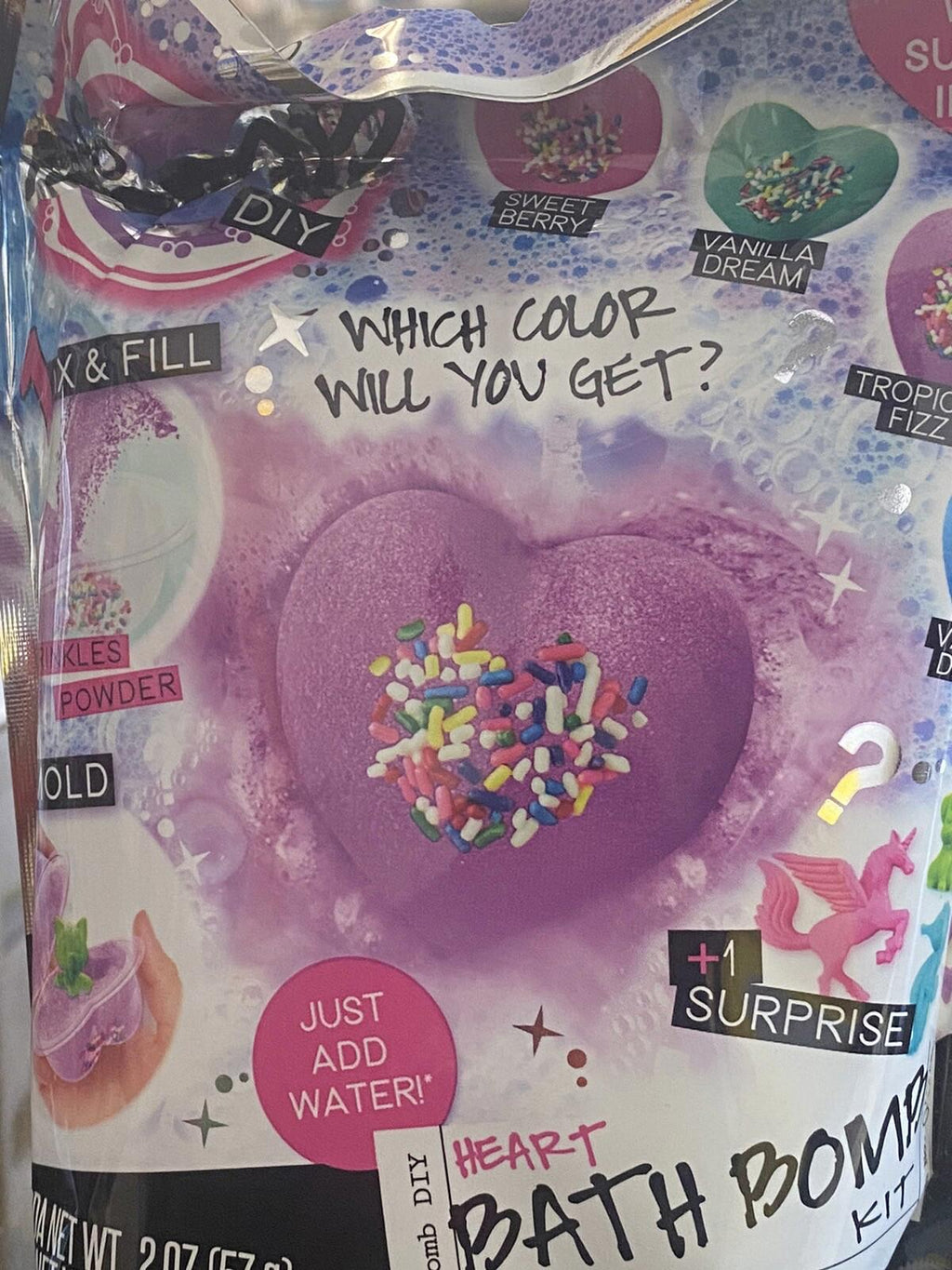 So Bomb DIY Kit Heart Bath Bomb Kit With Surprise Ages 6+New