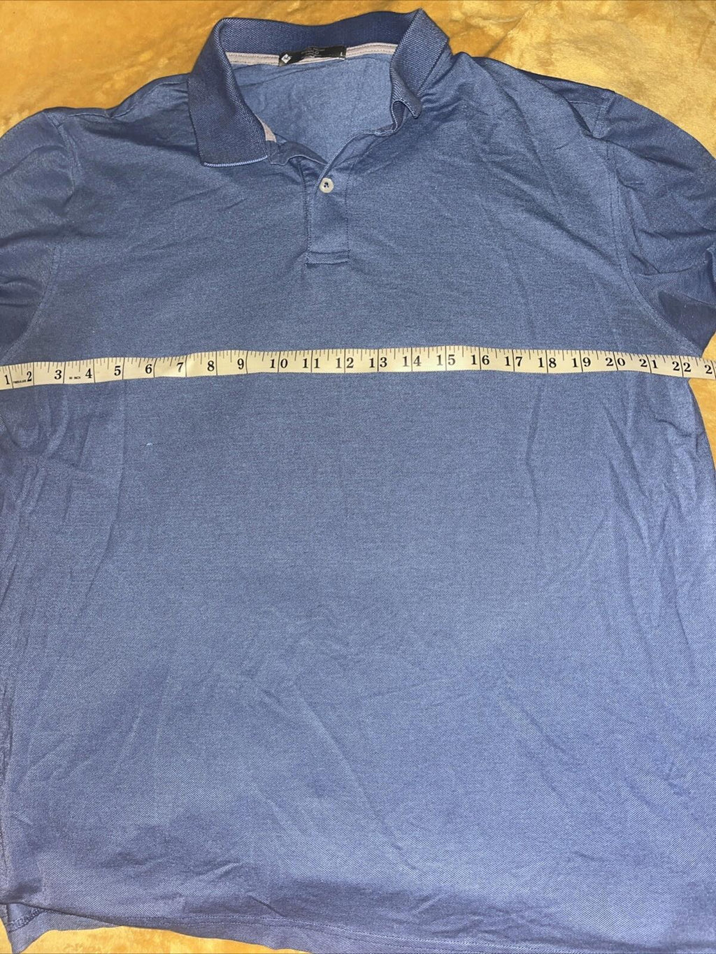 Member's Mark Short Sleeve Polo Shirt Men's Size L Blue