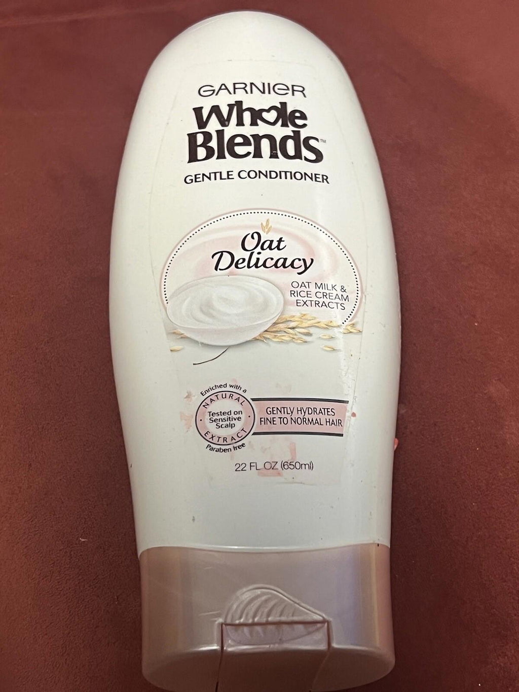 NEW~Garnier Whole Blends Oat Delicacy~Gentle Shampoo~22 oz