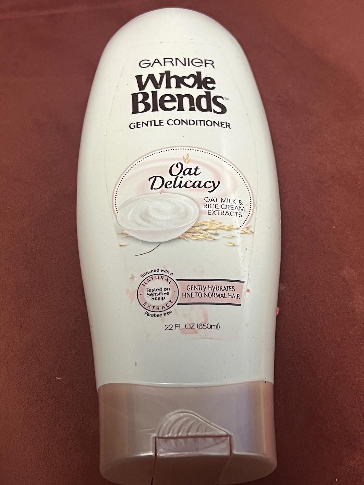 NEW~Garnier Whole Blends Oat Delicacy~Gentle Shampoo~22 oz