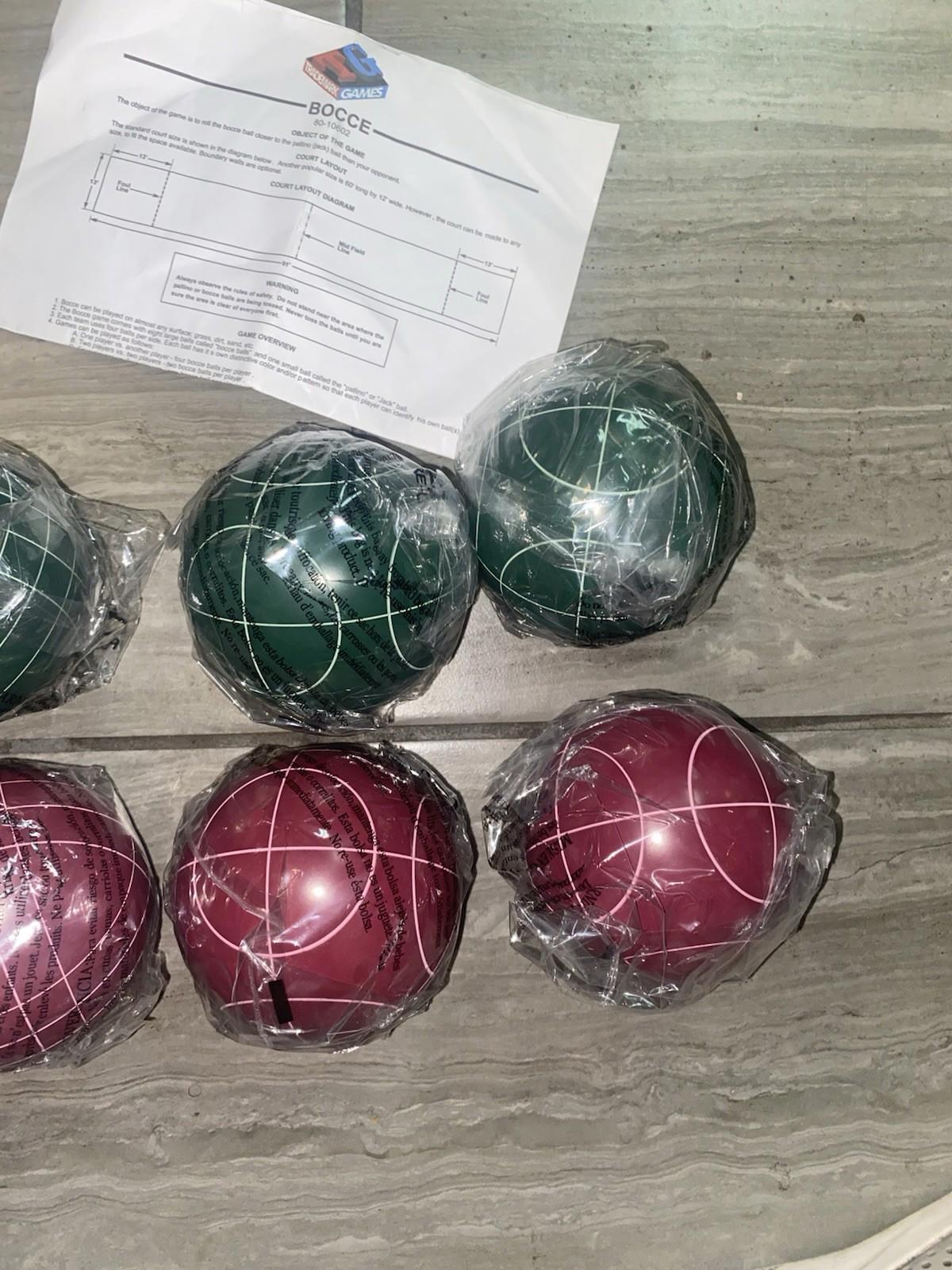Bocce Ball Set Regulation Size - Lawn Game for Backyard