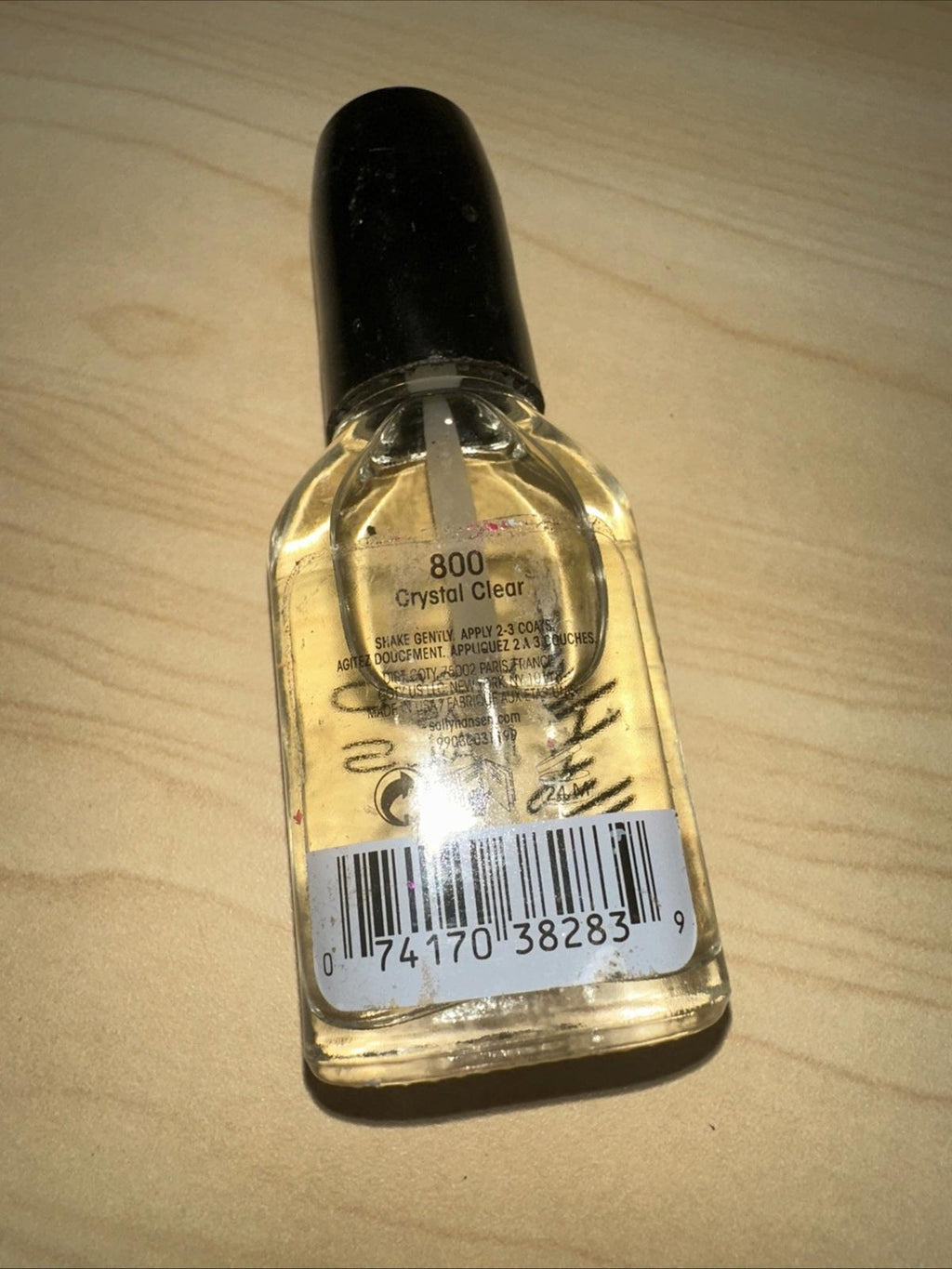 Glossy Hard As Nails Nail Polish - Crystal Clear, 0.45 Fl Oz