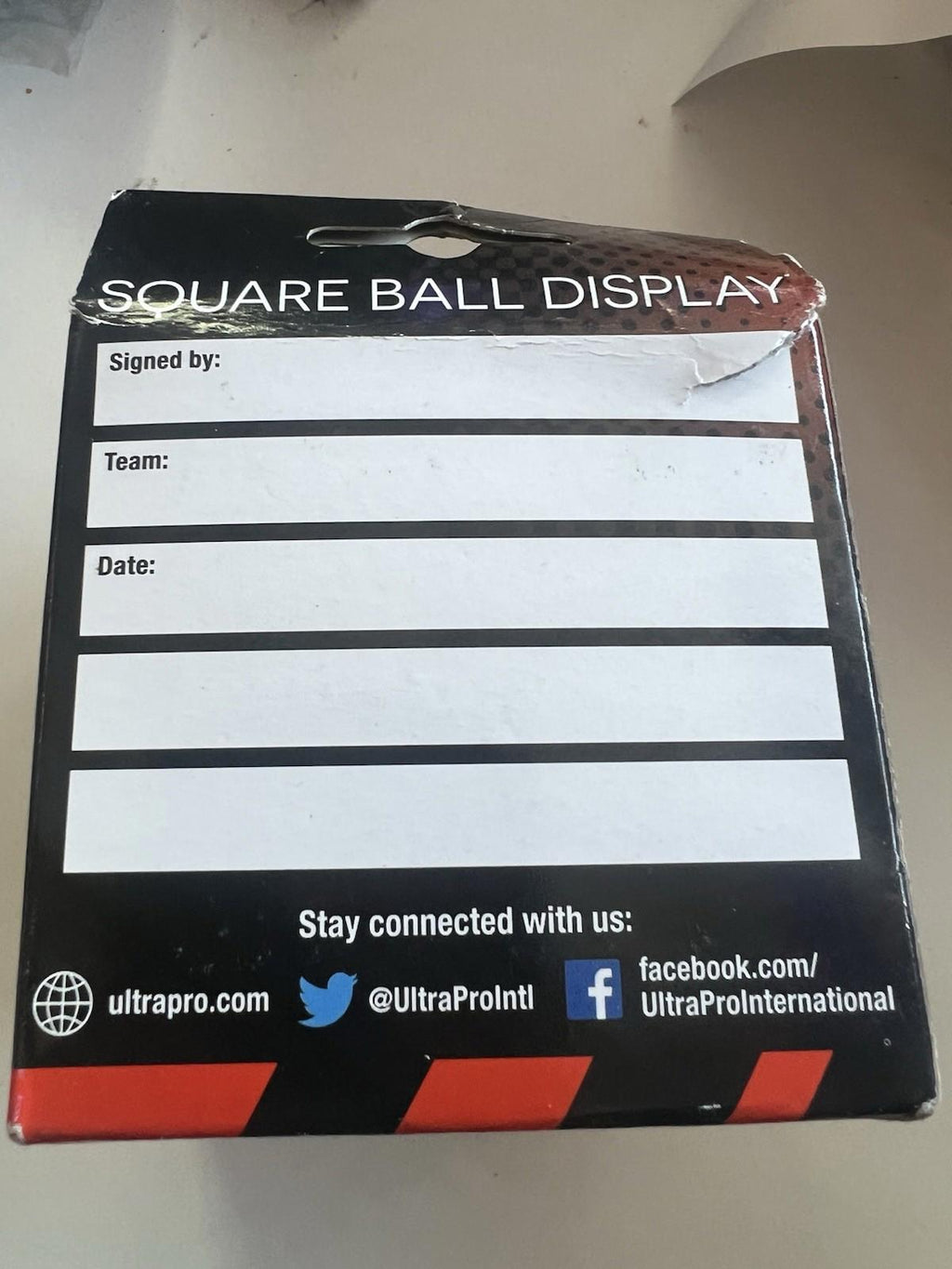 Ultra Pro Square Baseball Cube Display Case Built In Cradle