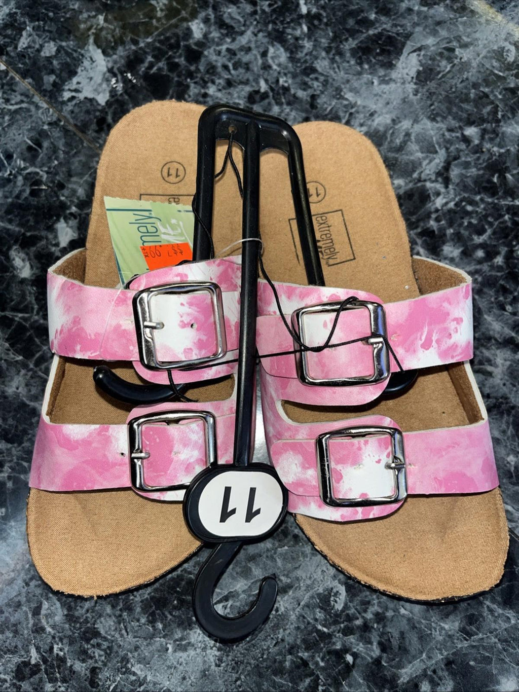 NWT Extremely Me Kids Pink Sandals Size 11