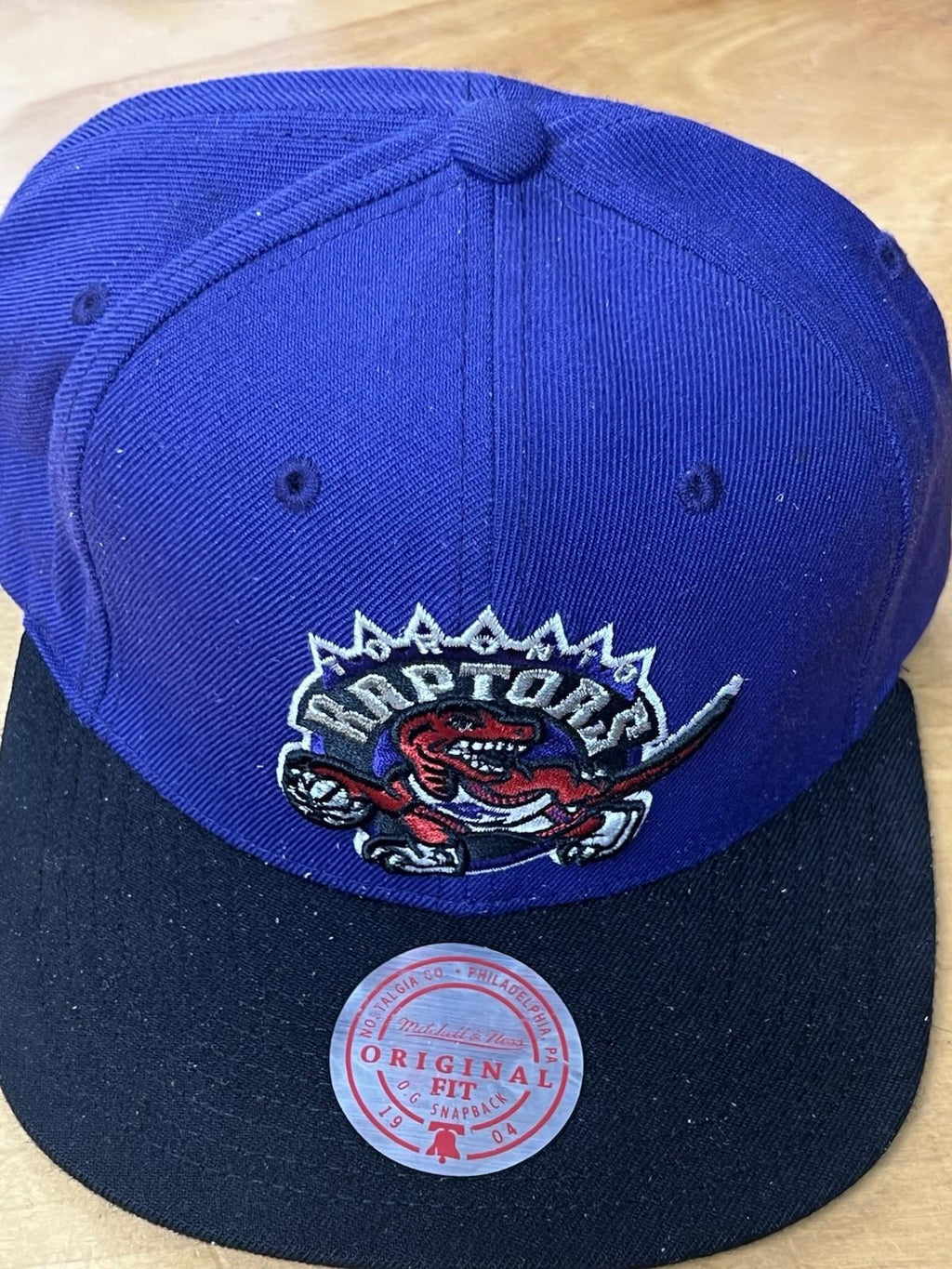 Toronto Raptors Mitchell Ness Purple Team Ground Snapback