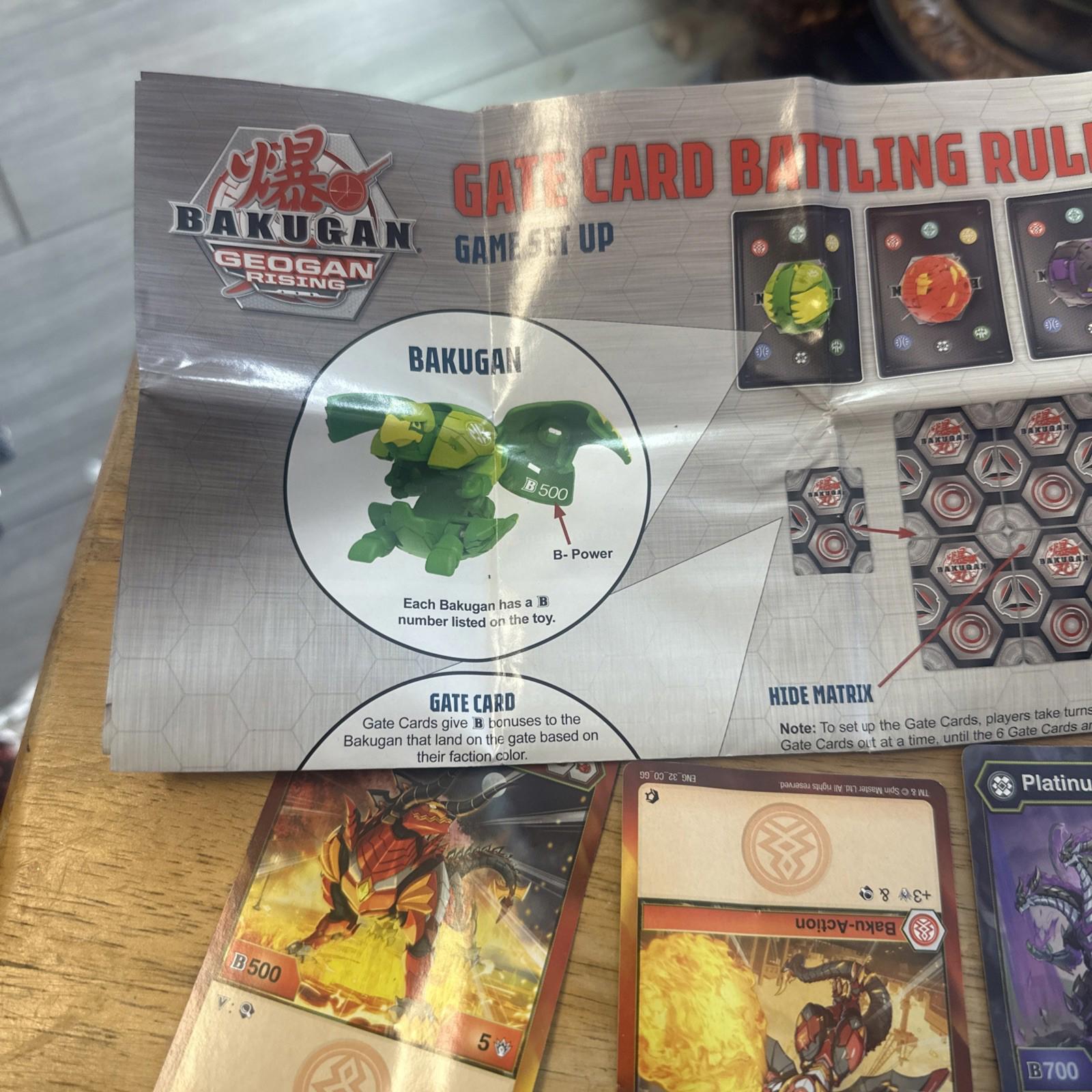Bakugan Battle Brawlers And Cards 17 Used Magnetic Cards