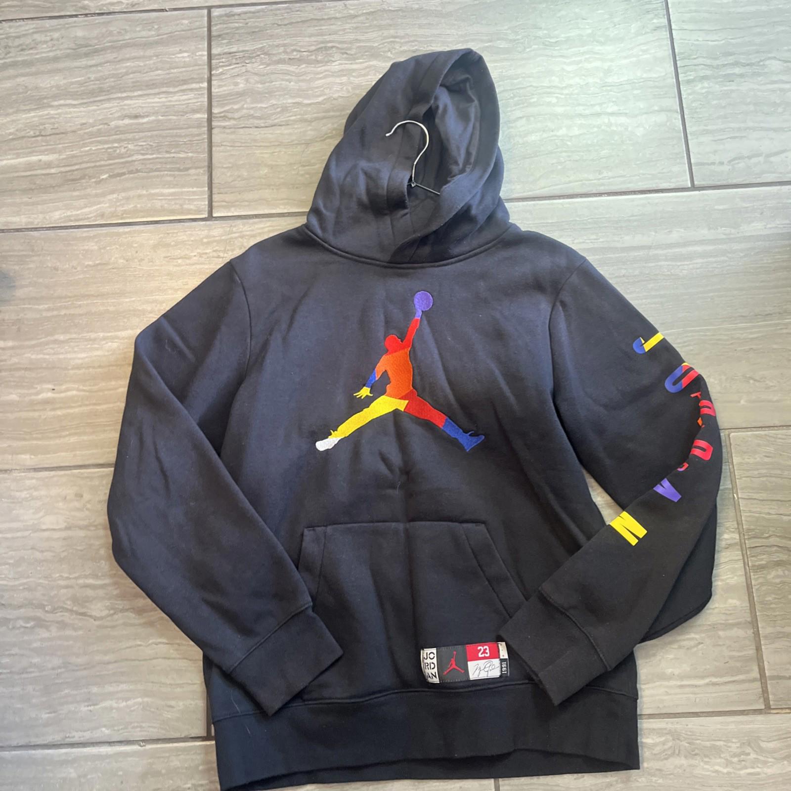 Air Jordan Hoodie Y XL Flight Jumpman Multicolor Sweatshirt