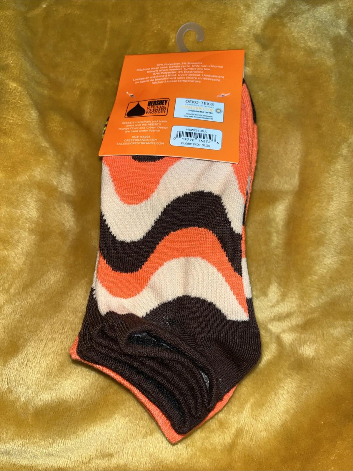 New Women’s Reese’s 6 Pairs Of Ankle Socks Size 5-9.5
