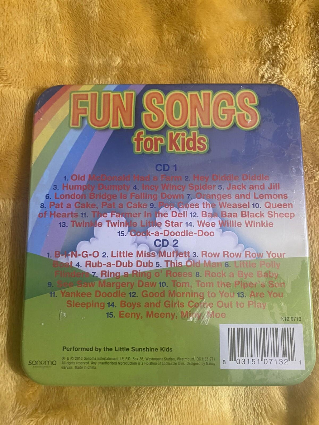 Sing  Play  Fun Songs for Kids - Audio CD By Sing  Play