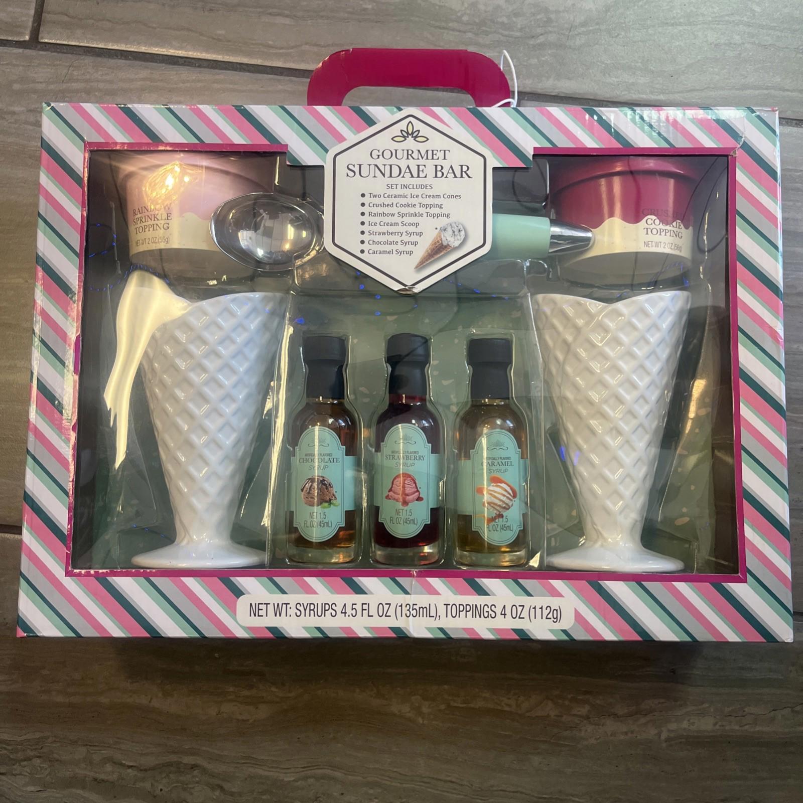 Modern Gourmet Foods Gourmet Sundae Bar Gift Set 2023 New