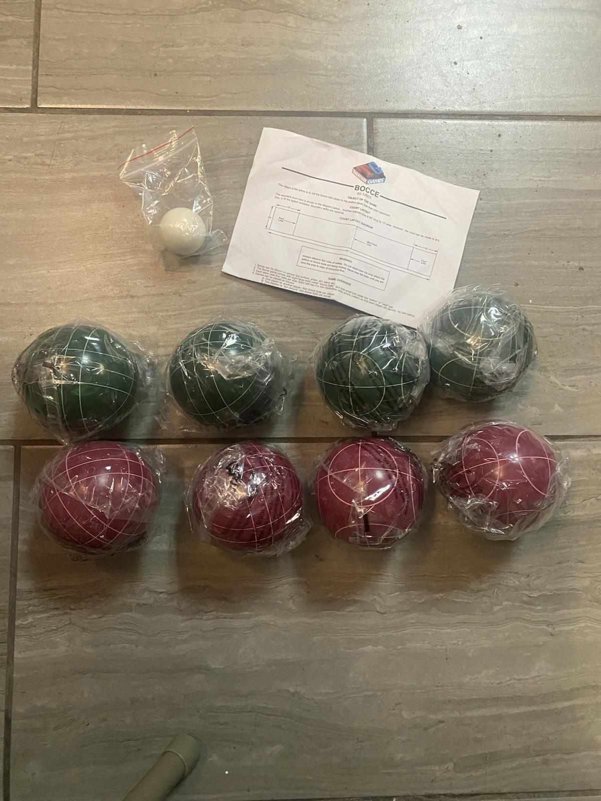 Bocce Ball Set Regulation Size - Lawn Game for Backyard