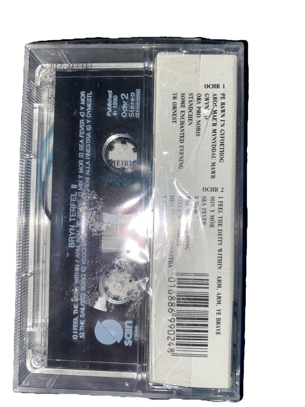 Bryn Terfel-Cyfrol II. Welsh Folk/Opera Cassette Sain 1990