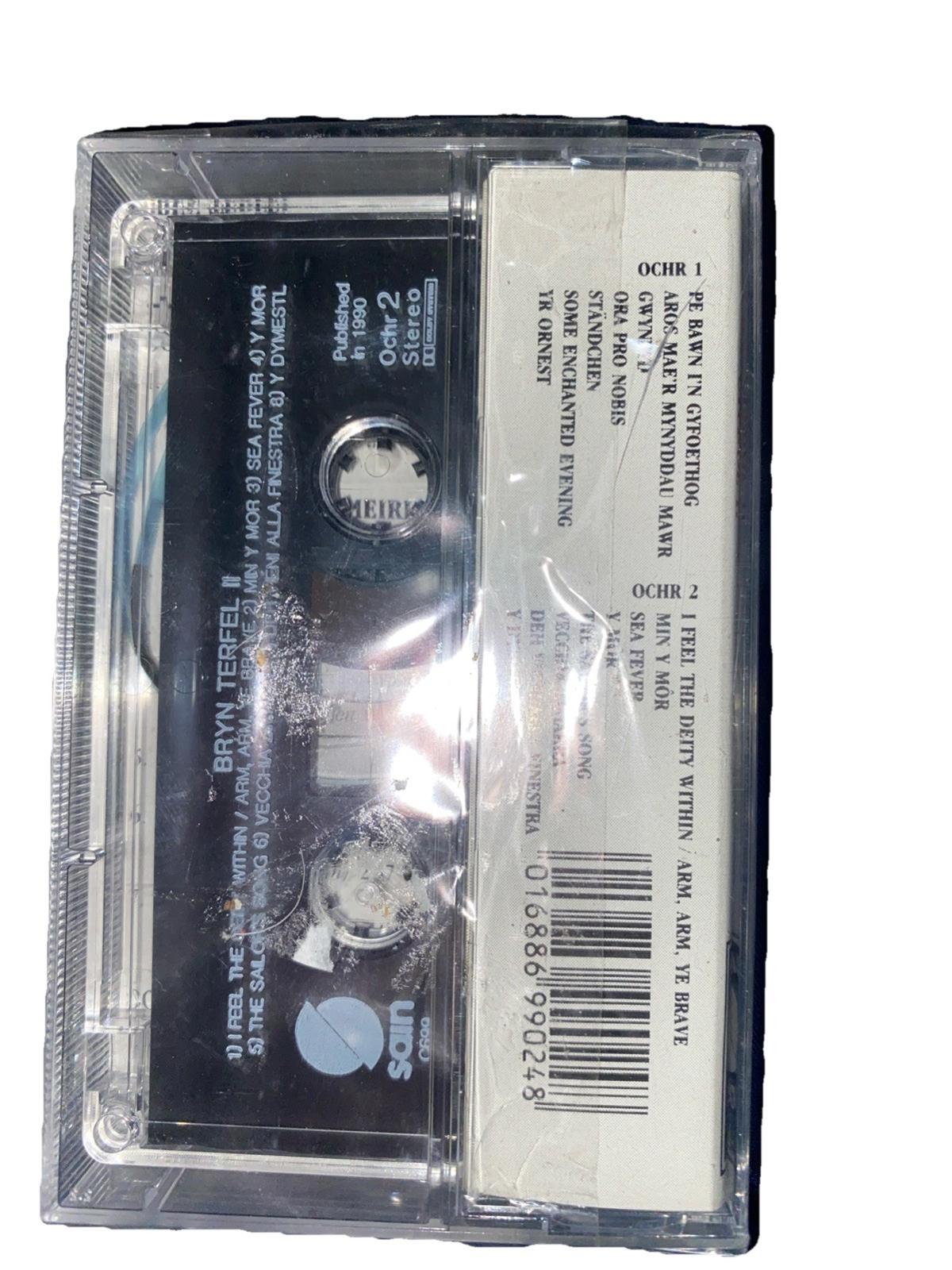Bryn Terfel-Cyfrol II. Welsh Folk/Opera Cassette Sain 1990