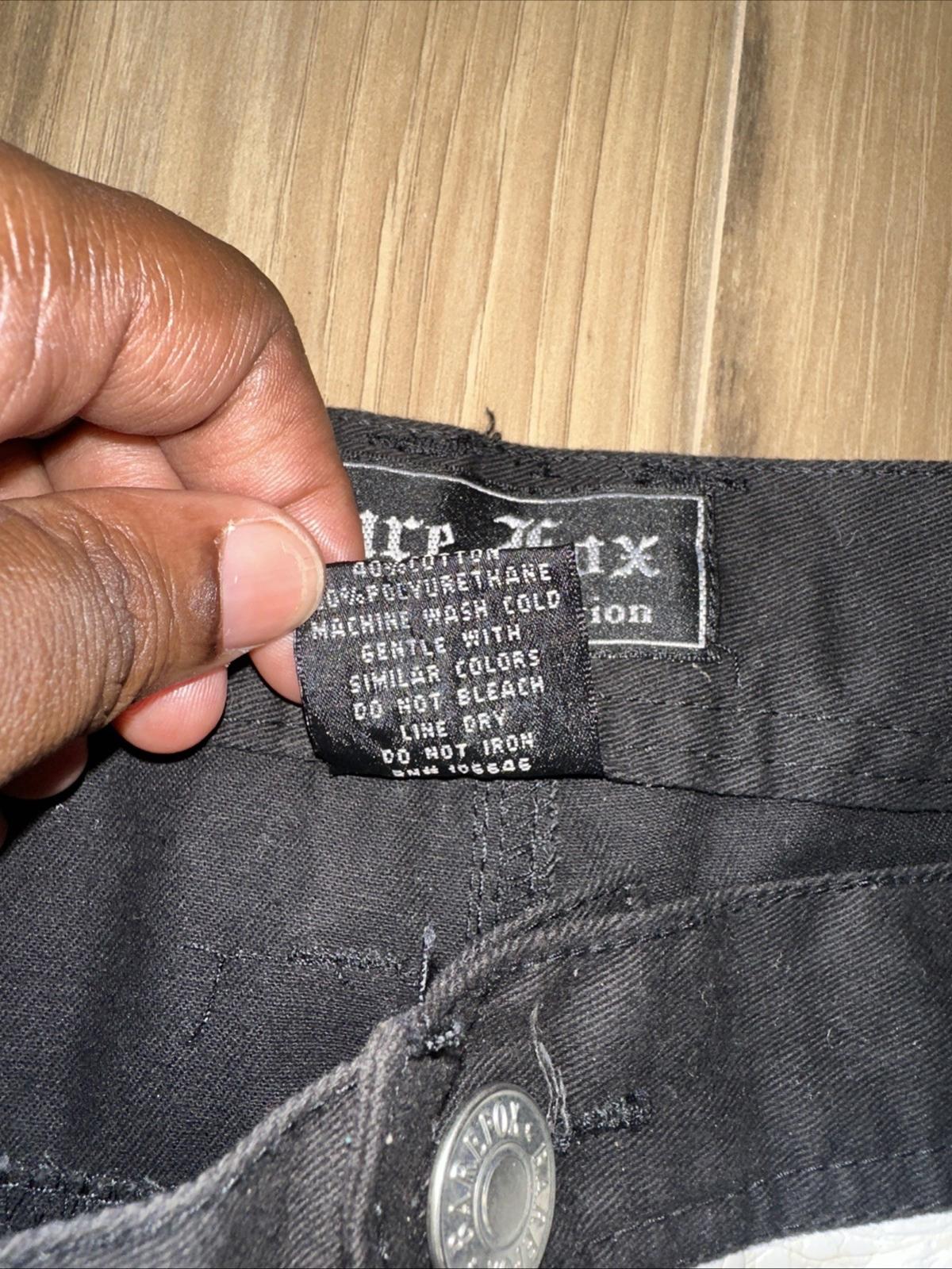 Rare Fox Black White Y2K 90s Hip hop Street Size 44 Shorts