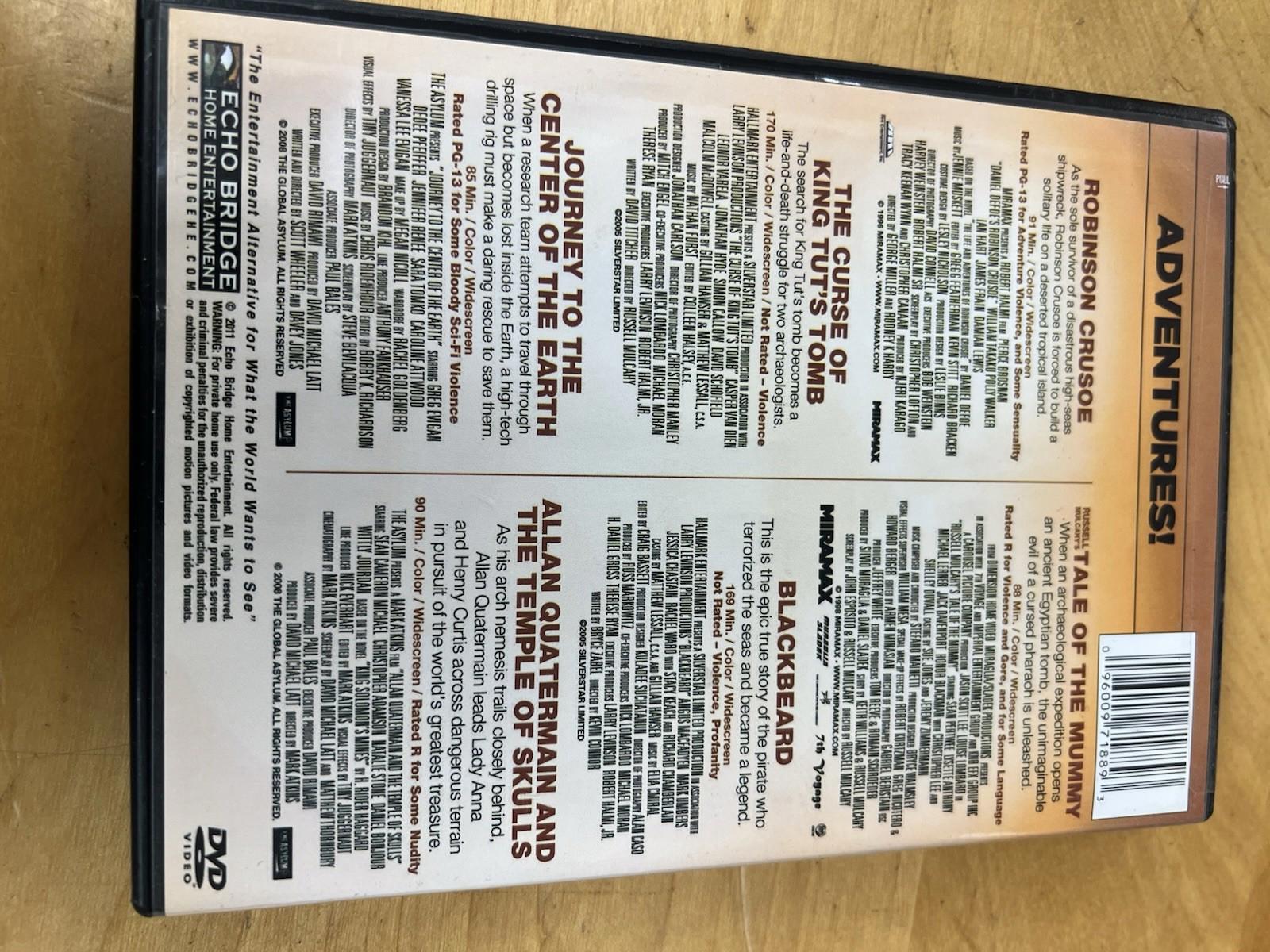 6-Movie Pack: Adventure! DVDs