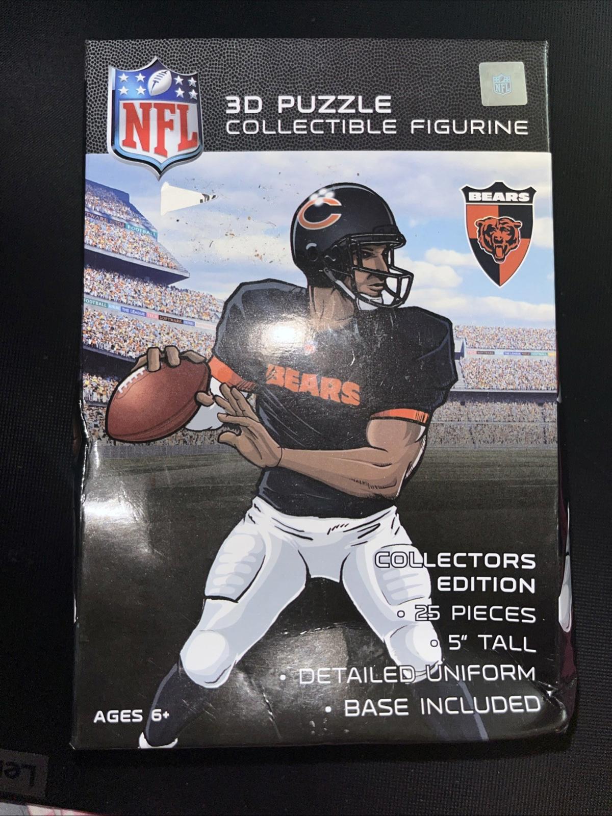 New Chicago Bears Collectible Figurine 3D Puzzle 25 Pieces