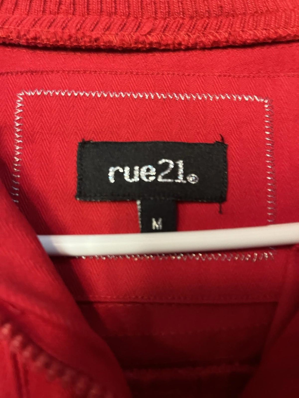 Rue 21 Women’s Red Cropped Size Medium Jacket