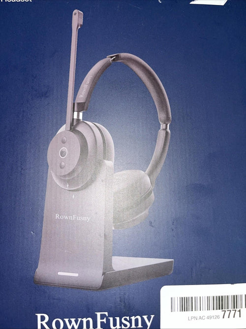 Bluetooth Wireless Headset Mic Work Noise Cancelling Headset